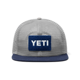 Yeti Flat Brim Mesh Hat Grey & Navy